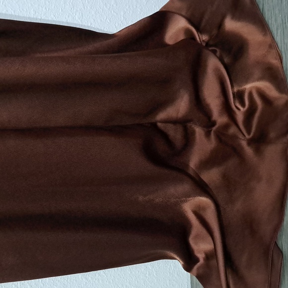 Alex Marie Giselle Satin Surplice V-Neck Drape Front Short Kimono Sleeve… - Picture 6 of 8